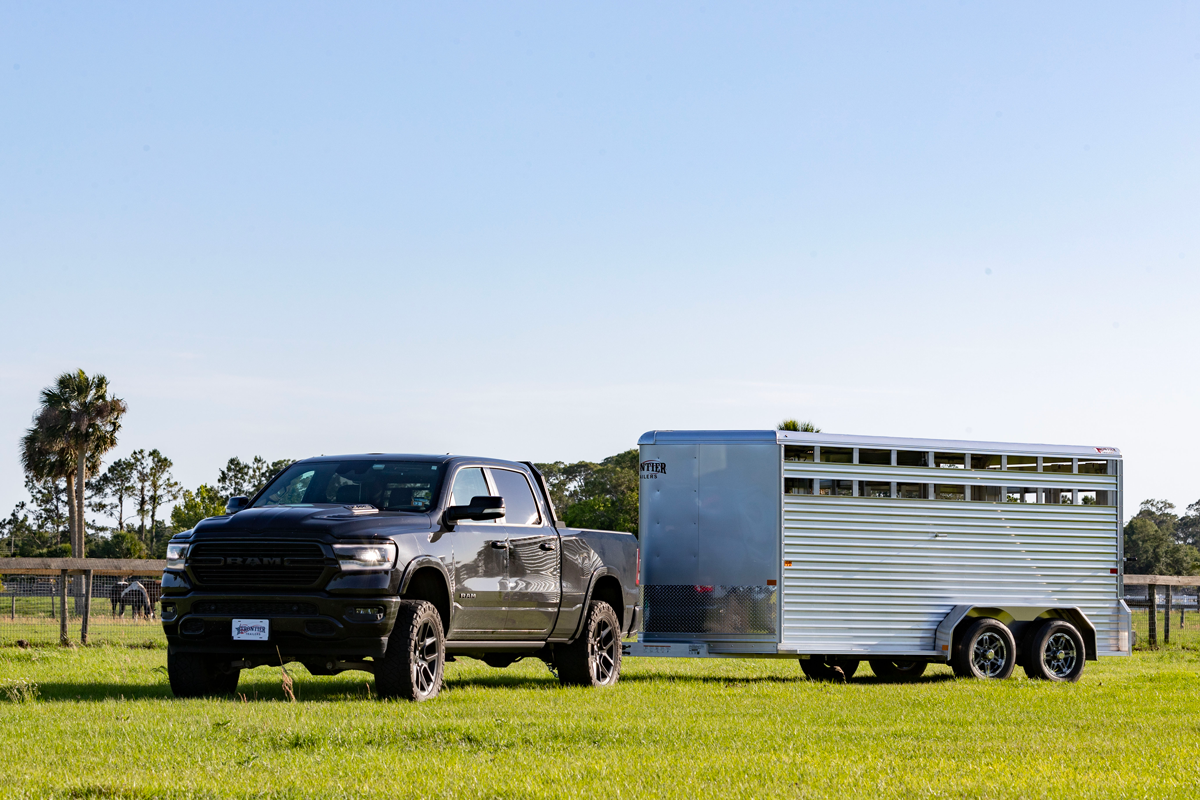 Frontier Trailers Livestock Bumper Pull Series - All-Aluminum Trailers